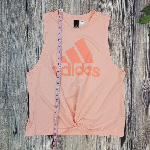 Adidas Knotted Front Tank Top - Picture 9 of 10